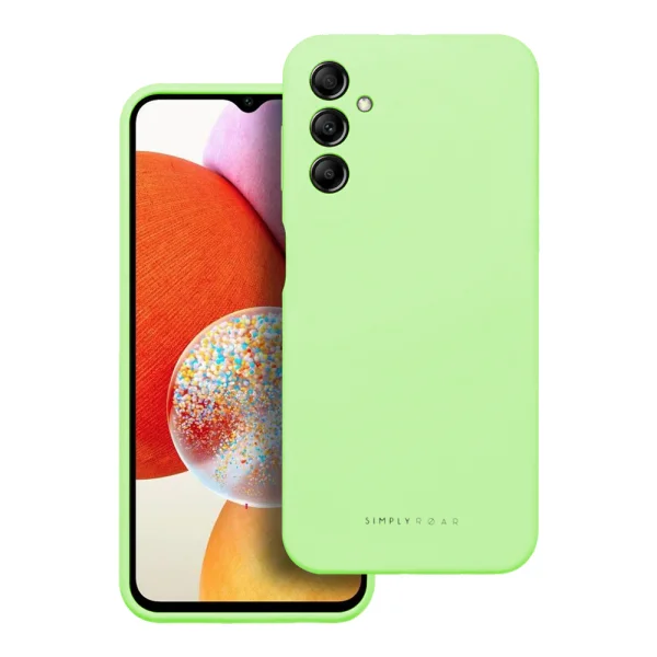 Удароустойчив Калъф Roar Cloud за Samsung Galaxy A14 4G / A14 5G, Светло зелен 2