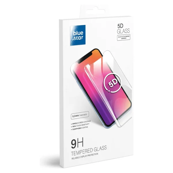 Стъклен протектор 5D Full Glue за Huawei Honor 70, Черен 3