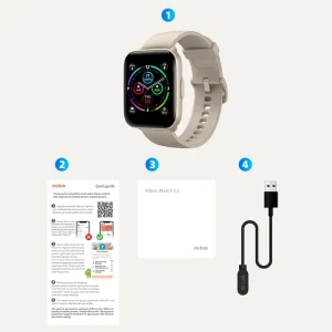 Smart Watch Xiaomi Mibro Watch C2, Beige 4