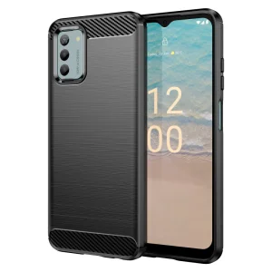Carbon Silicone Case for Nokia G22, Black