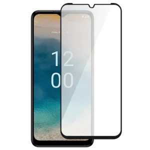 Full Glue Tempered Glass Protector for Nokia G22, Black