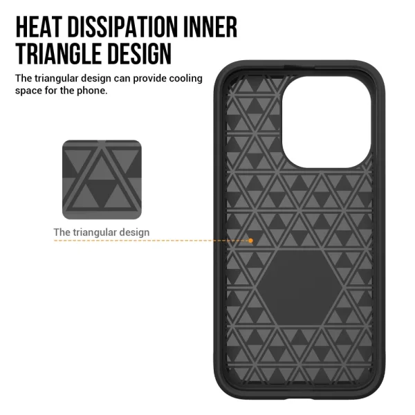Shockproof Dual Layer Case for iPhone 15 Pro Max, Mint 5