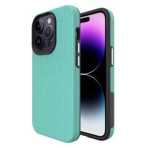 Удароустойчив калъф Dual Layer за iPhone 15 Pro Max, Мента