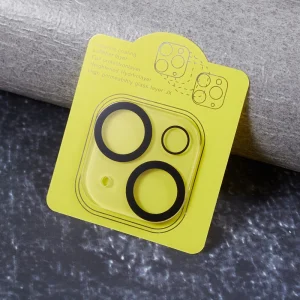 Tempered Glass Camera Protector for iPhone 15 Plus, Black 5