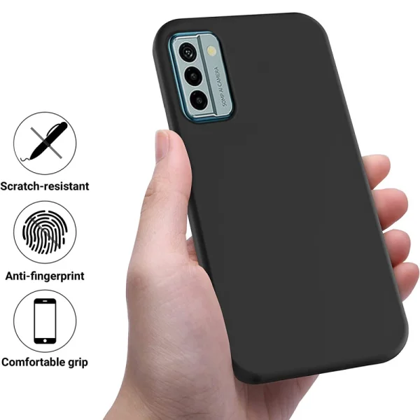 Силиконов калъф Soft Matte за Nokia G22, Черен 3