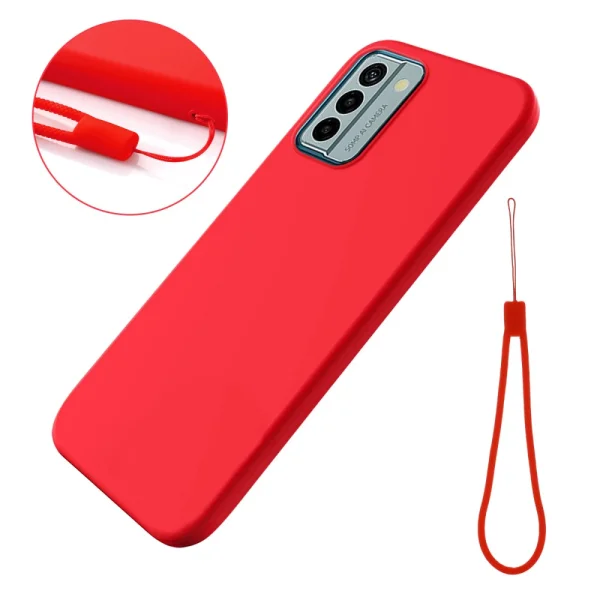 Soft Matte silicone case for Nokia G22, Red 2
