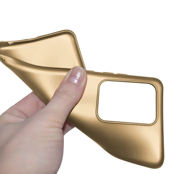 Силиконов калъф Level за Samsung Galaxy S20 Ultra, Златист 4