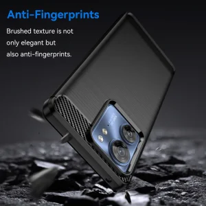 Силиконов Калъф Carbon за Motorola Edge 40 5G, Черен 6