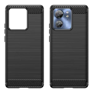 Силиконов Калъф Carbon за Motorola Edge 40 5G, Черен 3