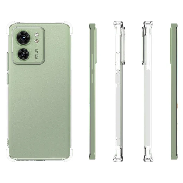 Силиконов калъф Anti-drop за Motorola Edge 40 5G, Прозрачен 2