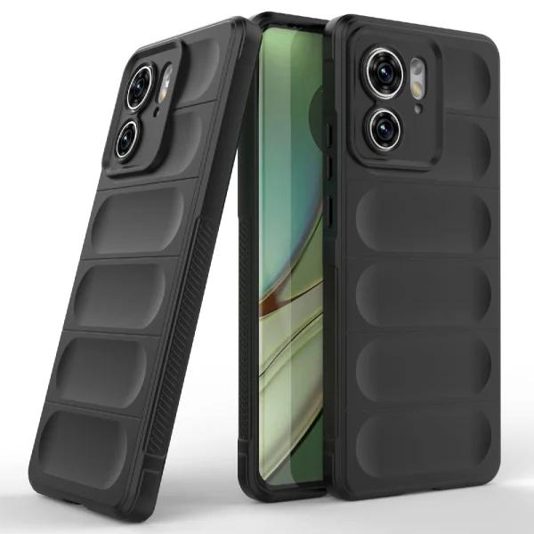 Силиконов калъф Wear-resistant за Motorola Edge 40 5G, Черен 2