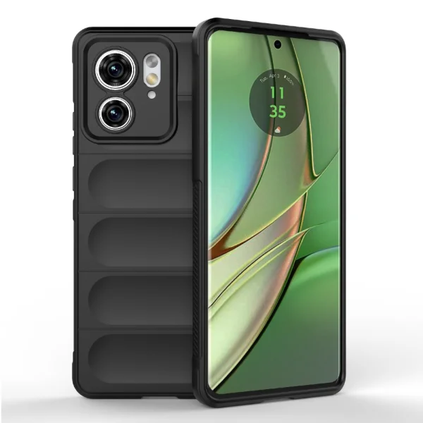 Силиконов калъф Wear-resistant за Motorola Edge 40 5G, Черен 1