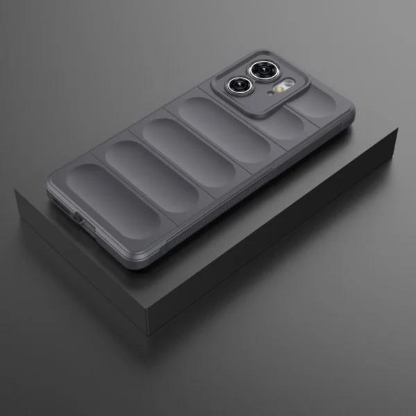 Silicone case Wear-resistant for Motorola Edge 40 5G, Dark gray 2