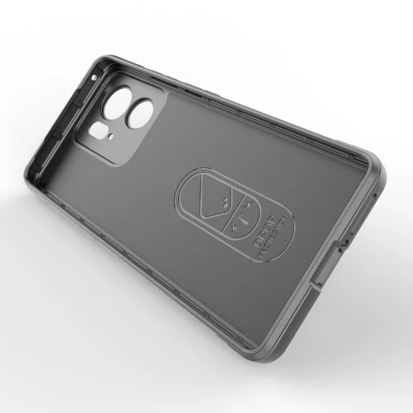 Silicone case Wear-resistant for Motorola Edge 40 5G, Dark gray 3