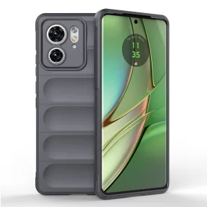Силиконов калъф Wear-resistant за Motorola Edge 40 5G, Тъмно сив