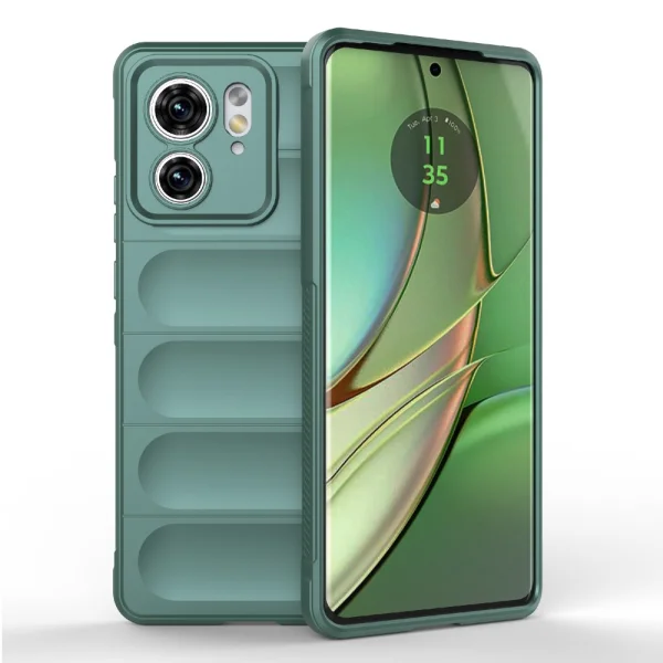 Силиконов калъф Wear-resistant за Motorola Edge 40 5G, Зелен 1