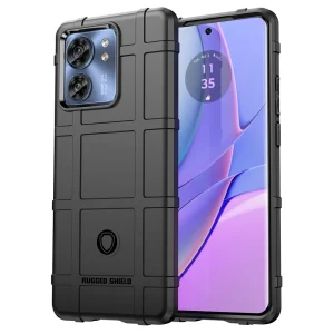 Удароустойчив Калъф Grid за Motorola Edge 40 5G, Черен