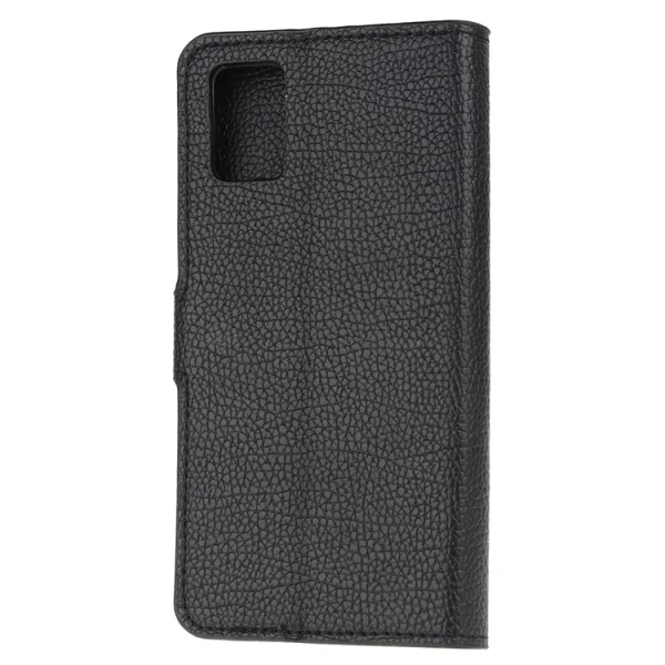 Litchi Wallet Case for Samsung Galaxy A71, Black 5
