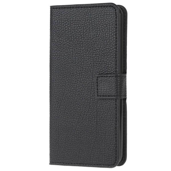 Litchi Wallet Case for Samsung Galaxy A71, Black 1