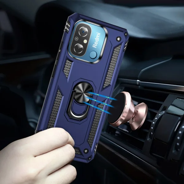Удароустойчив Калъф Hybrid Cover за Xiaomi Redmi 12C, Син 6