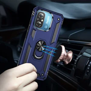 Удароустойчив Калъф Hybrid Cover за Xiaomi Redmi 12C, Син 6