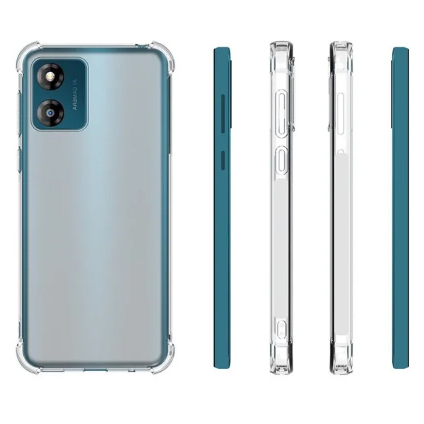 Силиконов калъф Anti-drop за Motorola E13, Прозрачен 2