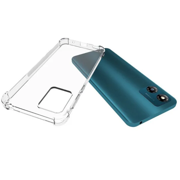 Силиконов калъф Anti-drop за Motorola E13, Прозрачен 3