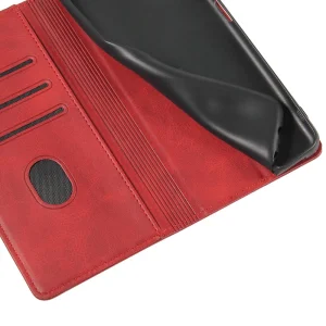 Калъф тефтер Wallet Calf Texture за Xiaomi Redmi Note 12S 4G, Червен 4