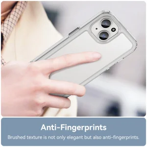 Удароустойчив калъф Shockproof за iPhone 15, Прозрачен 4