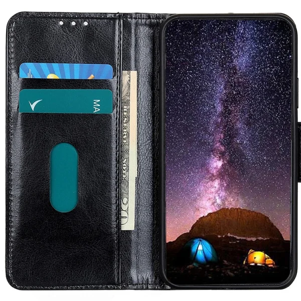 Калъф тефтер Crazy Horse за Samsung Galaxy S10 Lite / Galaxy A91, Черен 4