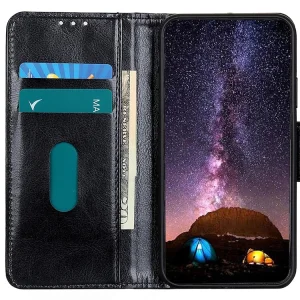 Калъф тефтер Crazy Horse за Samsung Galaxy S10 Lite / Galaxy A91, Черен 4
