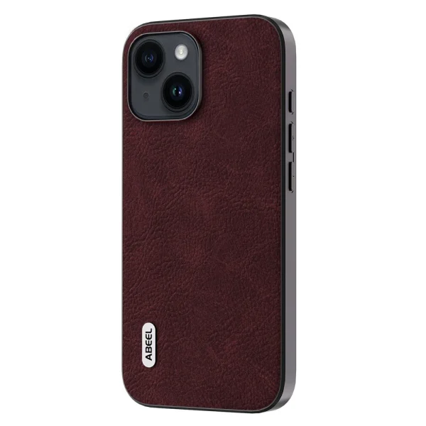 Shockproof ABEEL Case for iPhone 15, Dark red 1