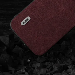 Shockproof ABEEL Case for iPhone 15, Dark red 3