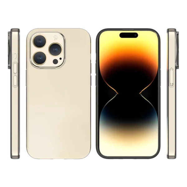 Silicone Case for iPhone 15 Pro, Transparent 3