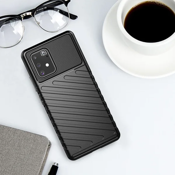 Silicone Case Thunder for Samsung Galaxy S10 Lite / A91, Black 2