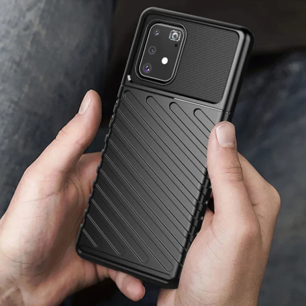 Silicone Case Thunder for Samsung Galaxy S10 Lite / A91, Black 5