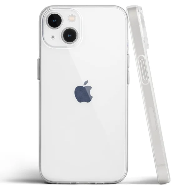 Silicone case for iPhone 15, 2mm, Transparent 1