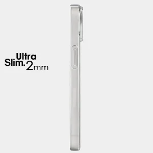 Silicone case for iPhone 15, 2mm, Transparent 3