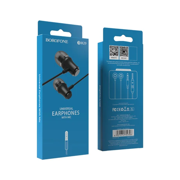 Слушалки с микрофон BOROFONE Gratified BM29, Черен 5