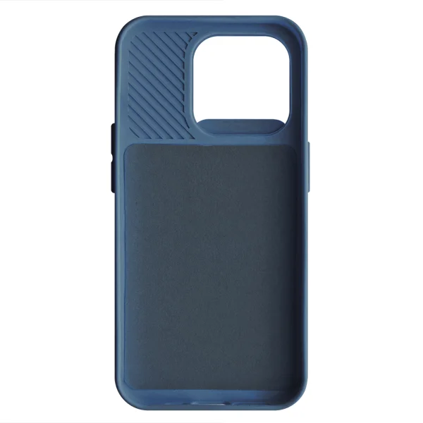 Silicone case Camshield Soft for iPhone 15 Pro, Dark blue 5