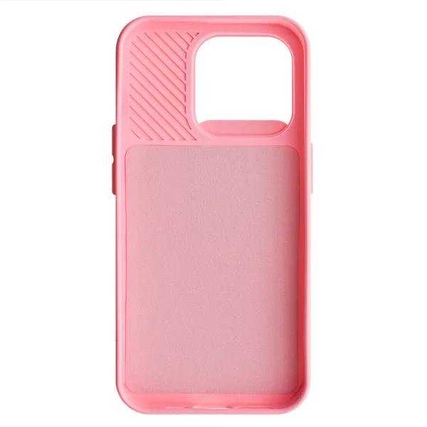 Silicone case Camshield Soft for iPhone 15 Pro, Light pink 5