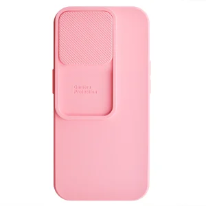 Silicone case Camshield Soft for iPhone 15 Pro, Light pink 3