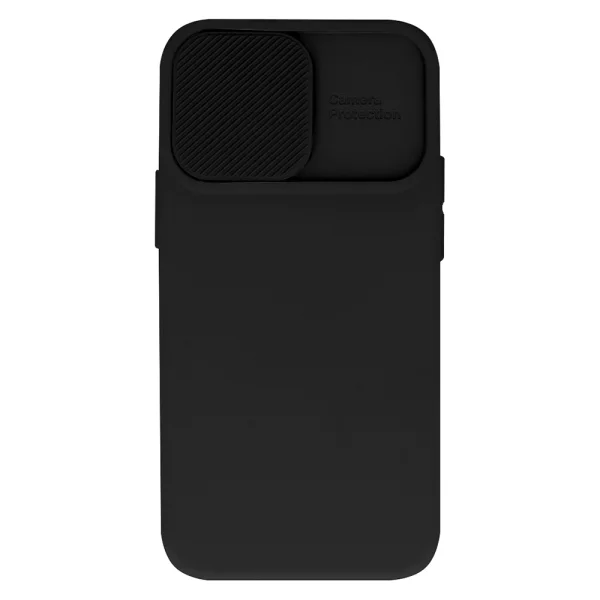 Silicone case Camshield Soft for iPhone 15 Pro Max, Black 4