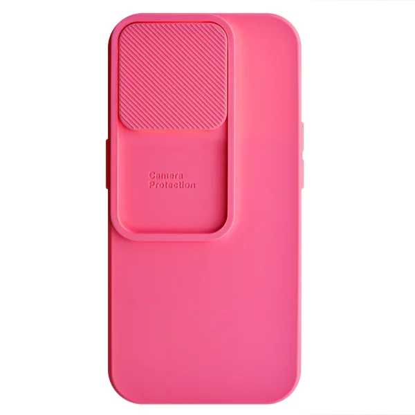Silicone case Camshield Soft for iPhone 15 Pro, Pink 4