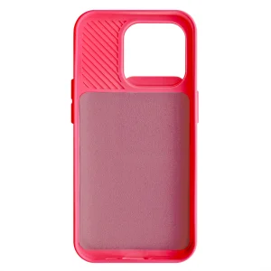 Silicone case Camshield Soft for iPhone 15 Pro, Pink 5