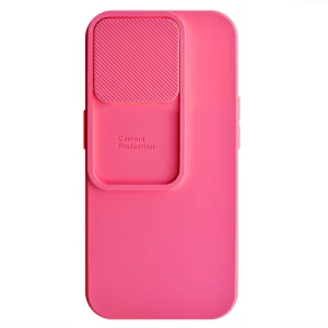 Silicone case Camshield Soft for iPhone 15 Pro, Pink 4