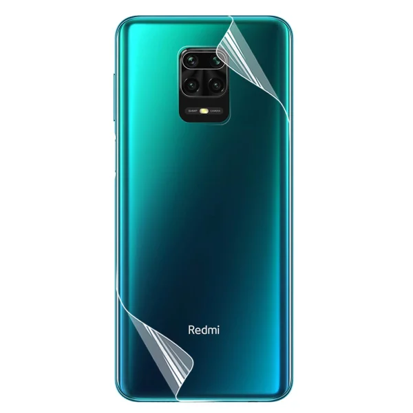 Хидрогел протектор Anti-Shock за гърба на Xiaomi Redmi Note 9 Pro Max, back cover 2