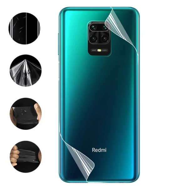 Хидрогел протектор Anti-Shock за гърба на Xiaomi Redmi Note 9 Pro Max, back cover 1