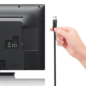 Cable FORCELL C391, Type C - Type C, 1m, QC4.0, 5A/20V, PD100W, E-mark, 4K, Thunderbolt, 20Gbit/s, Black 3