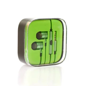 Слушалки с микрофон MI Metallic, Зелен 3